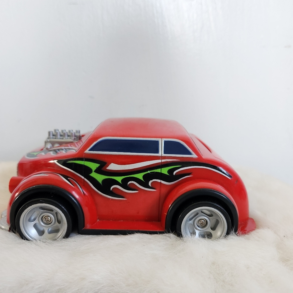 2003 Phat Boyz Car Carrying Case - Red Storage Organizer for Toy Cars - Rare